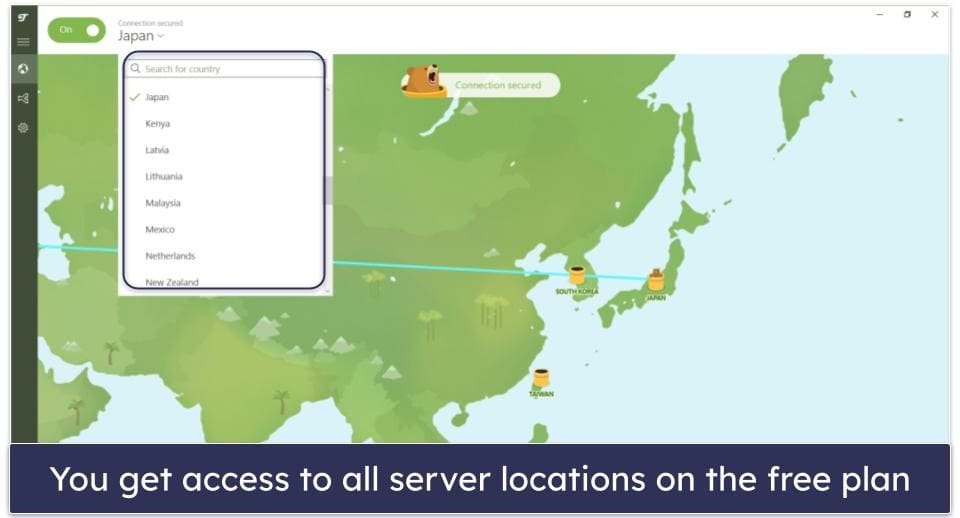 5. TunnelBear — User-friendly VPN for China