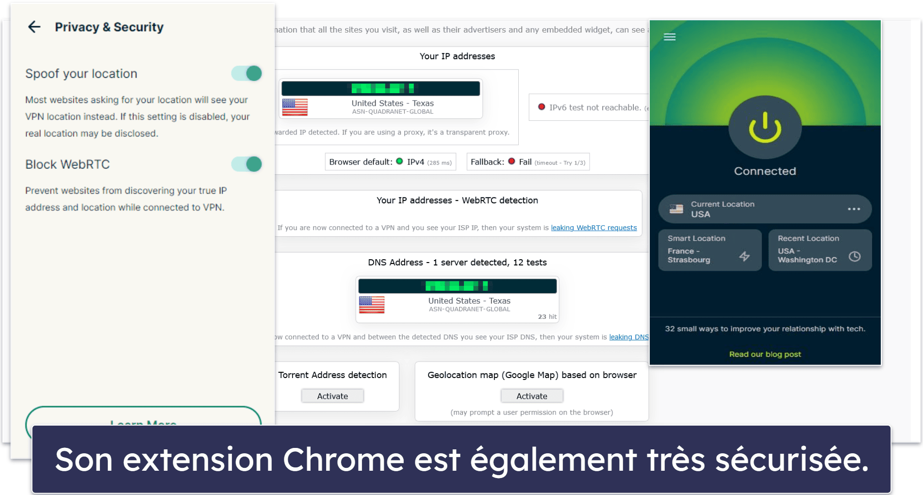 🥇1. ExpressVPN – Meilleur VPN global pour Google Chrome en 2025