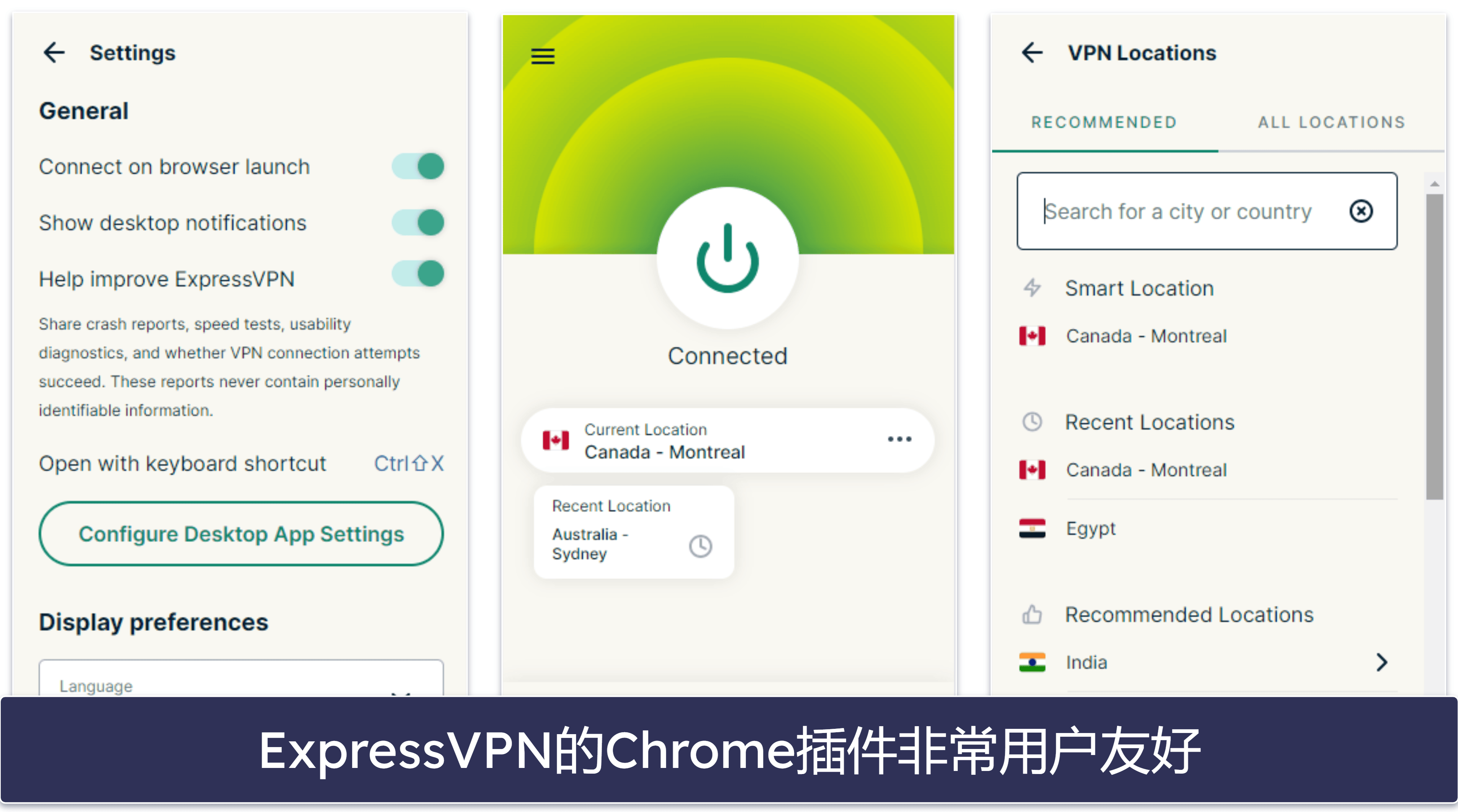 🥇1. ExpressVPN——2024整体上最好的Google Chrome VPN