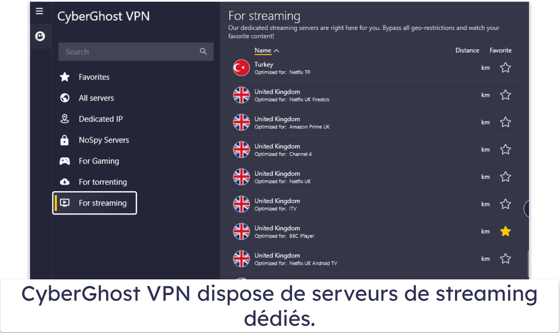 🥈2. CyberGhost VPN – Meilleure extension VPN gratuite pour Google Chrome