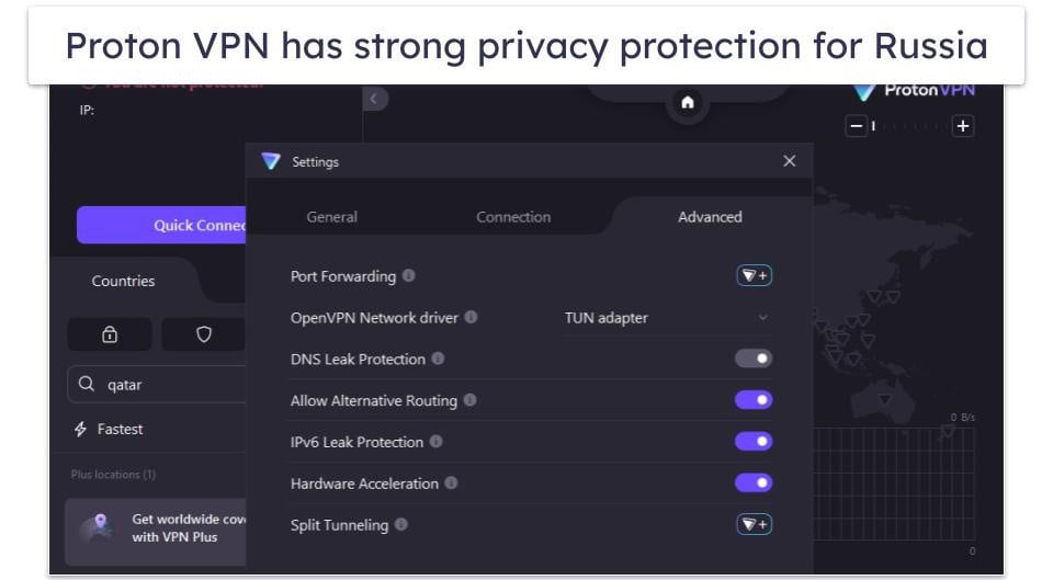 🥈2. Proton VPN — Best Free Plan for Russia With Unlimited Data