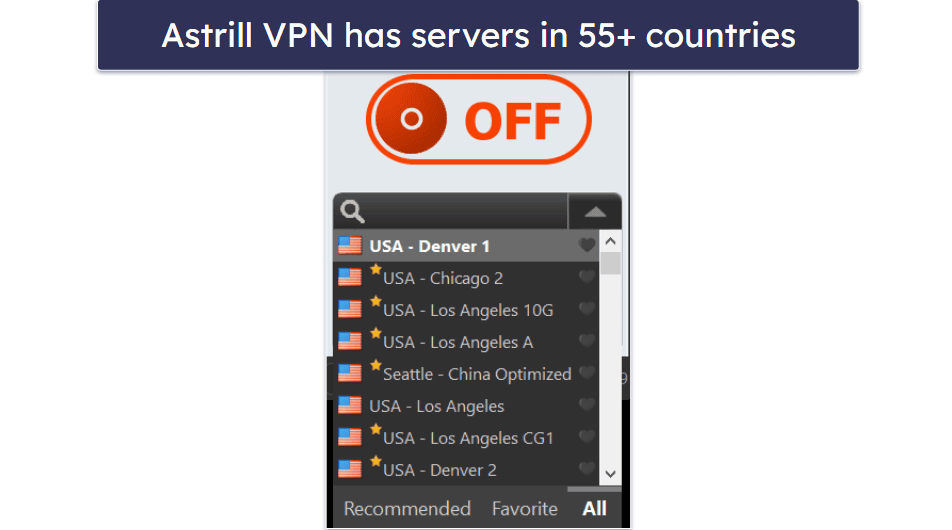 🥉3. Astrill VPN — Great Security Features &amp; Good For VPN Beginners
