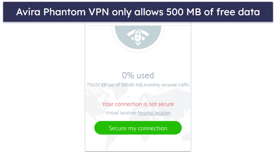 5. Avira Phantom VPN — Simple VPN for Dark Web Browsing