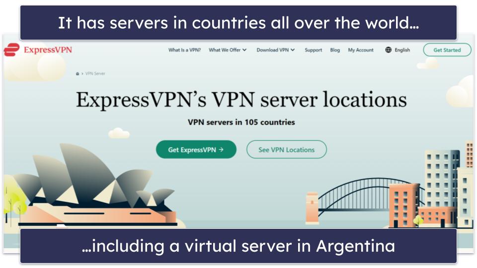 🥇1. ExpressVPN — Best Overall VPN for Argentina