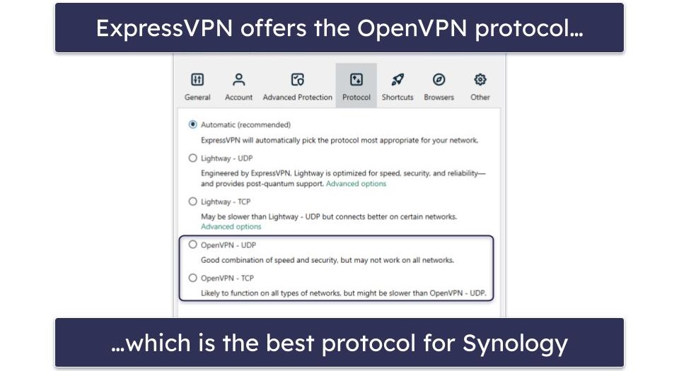 🥇1. ExpressVPN — Best VPN for Synology in 2024