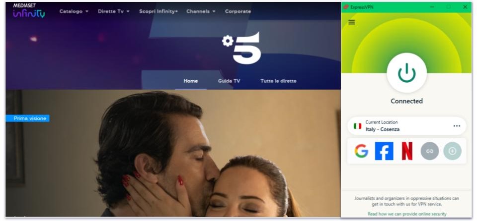 🥇1. ExpressVPN — Best VPN for Watching Canale 5 in 2024