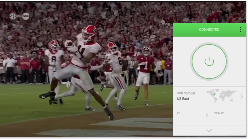 🥈2. Private Internet Access — User-Friendly Mobile Apps for Watching College Football