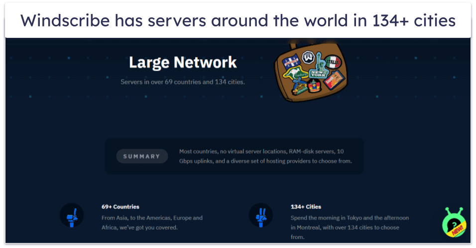 Servers — Both Providers Have Good Server Networks