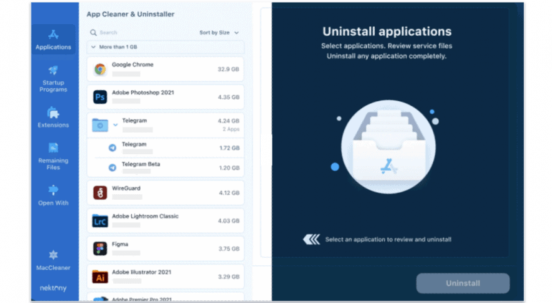 Bonus. App Cleaner &amp; Uninstaller — Simple and Effective Mac Uninstalling Tool