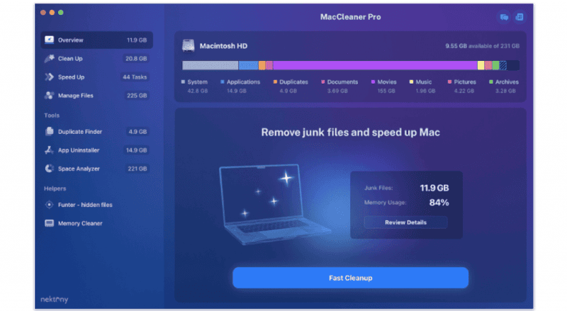 8. MacCleaner Pro — Efficient and User-Friendly Mac Maintenance