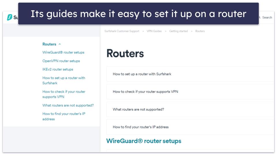 5. Surfshark — Budget-Friendly VPN for Your Router