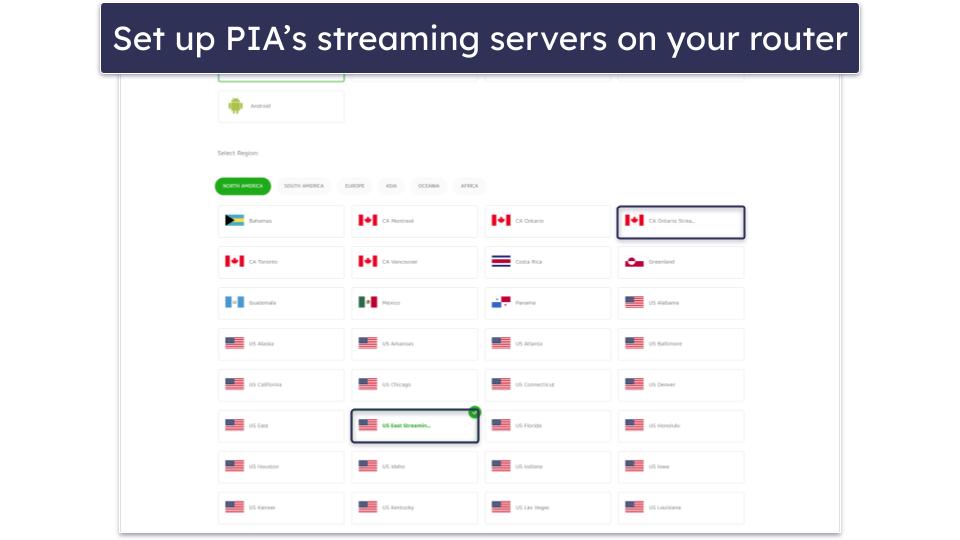 🥈2. Private Internet Access — Great Security &amp; Privacy Features for Routers