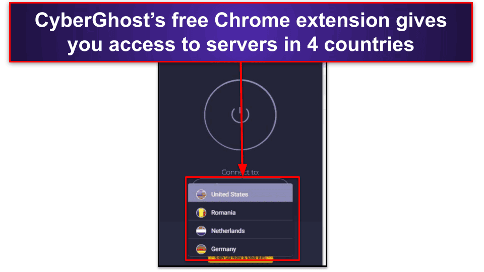 cyberghost chrome extension server uk