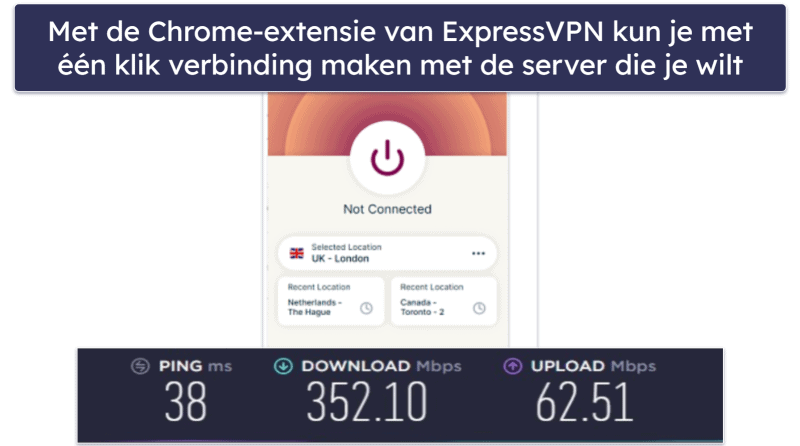 🥇1. ExpressVPN — Beste Algemene Chrome VPN