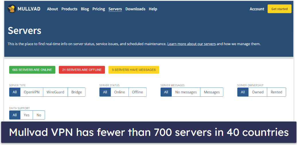 Servers — NordVPN Has a Larger Server Network