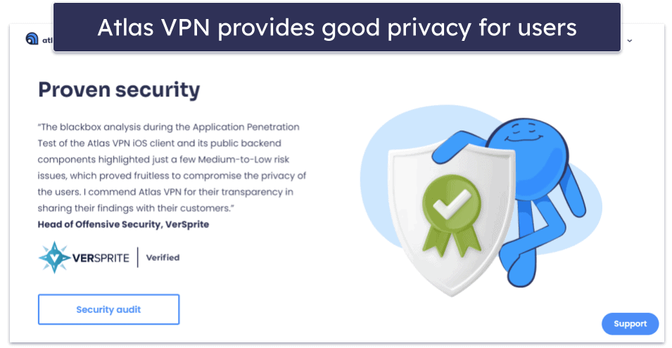 Privacy — Both Providers Have Great Privacy Features