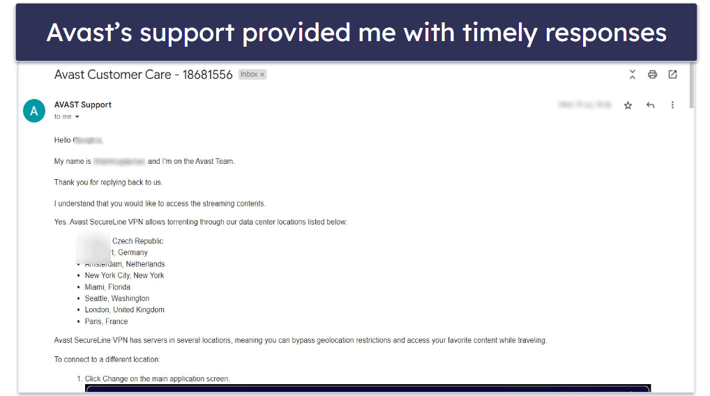 Customer Support — Both VPNs Have Good Customer Support