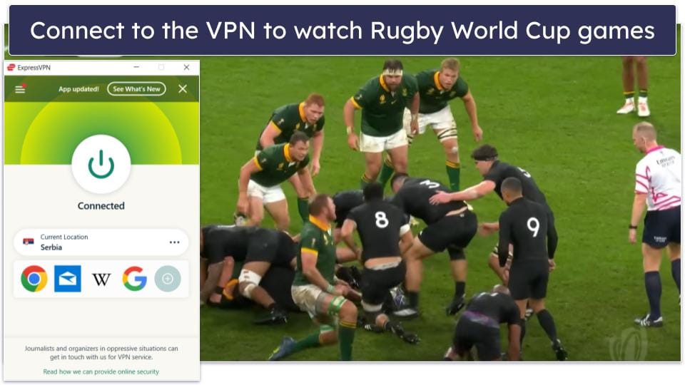 How to Watch the Rugby World Cup on Any Device