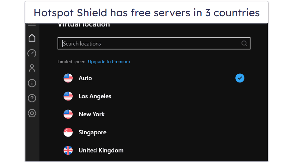 🥉3. Hotspot Shield — A Decent Omegle VPN With Unlimited Data