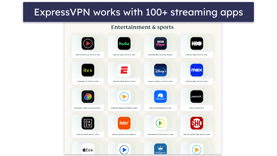 🥇1. ExpressVPN — Best Overall VPN for Android TV Box