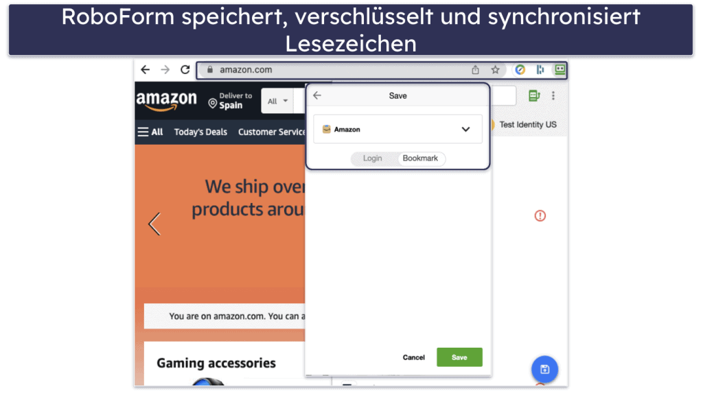  🥉3. RoboForm – beeindruckedes Ausfüllen von Formularen und Speicher für Lesezeichen