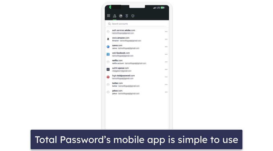 8. Total Password — Simple &amp; Secure Password Management for iOS