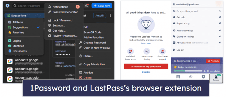 1Password Vs. LastPass 2024 — Which One Is Best?