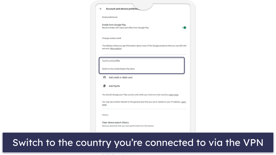 How to change Google Play country in 2023