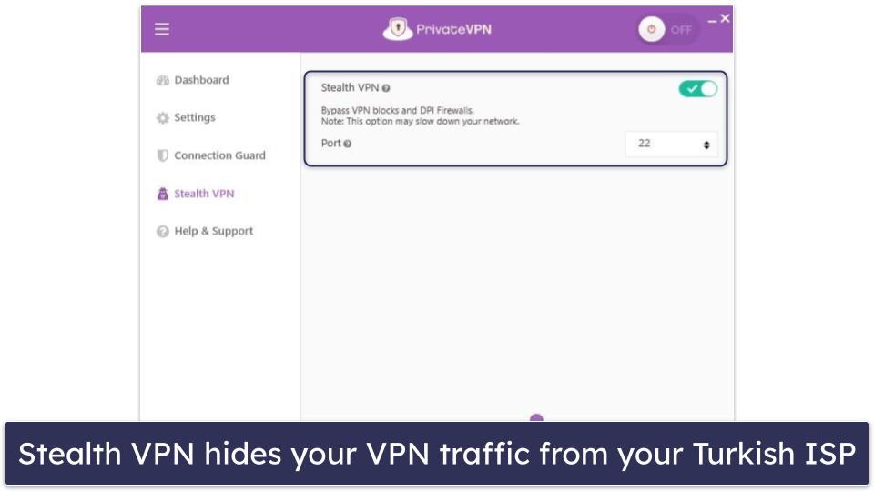 🥉3. PrivateVPN — Super Simple VPN for Turkey for Beginners