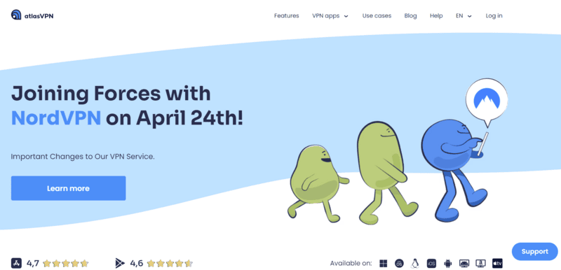 AtlasVPN Ends Service, Migrates Customers to NordVPN