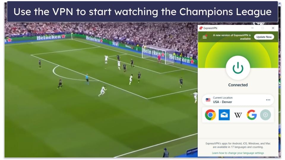 How to Watch the Champions League on Any Device