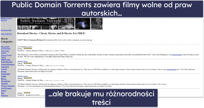 10. Public Domain Torrents