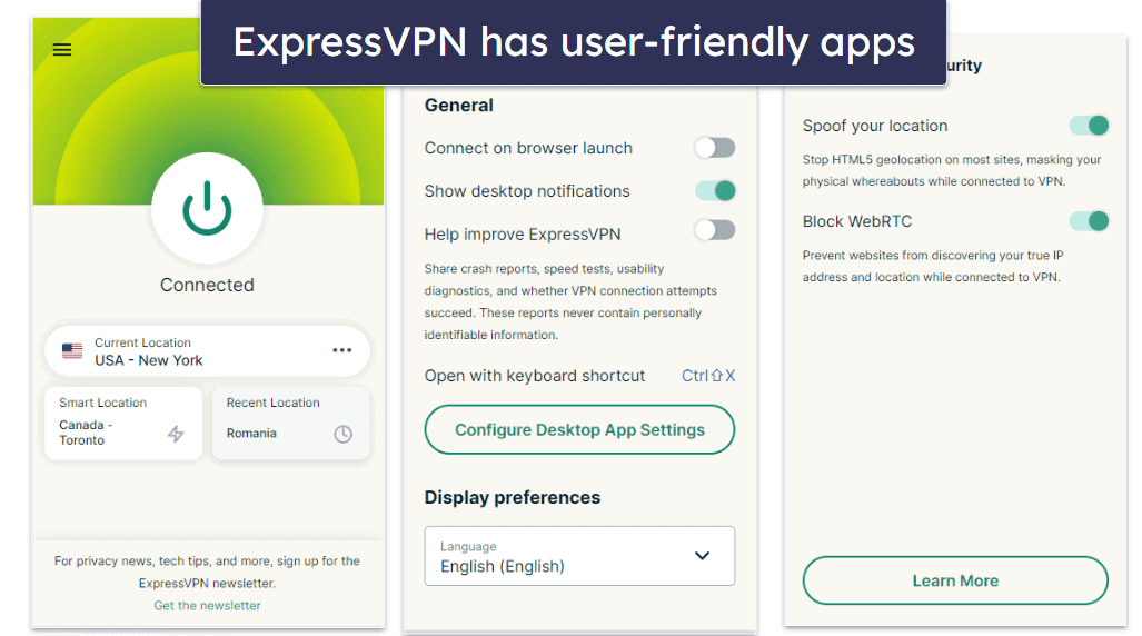 🥇1. ExpressVPN — Best Overall VPN for YouTube TV