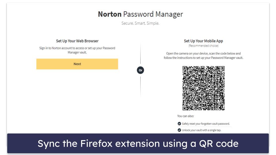 Bonus. Norton Password Manager — Good Free Password Manager With Unlimited Password Storage + Advanced 2FA