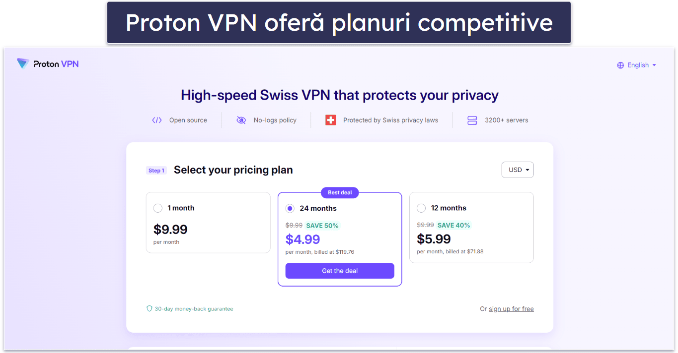 7. Proton VPN: Caracteristici de securitate și confidențialitate de top