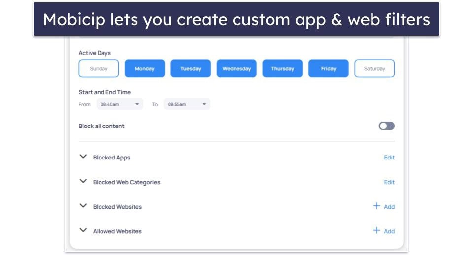 5. Mobicip — Customizable Web Filters for Windows