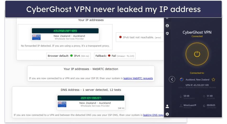 🥉3. CyberGhost VPN — Beginner-Friendly VPN With Automation Rules