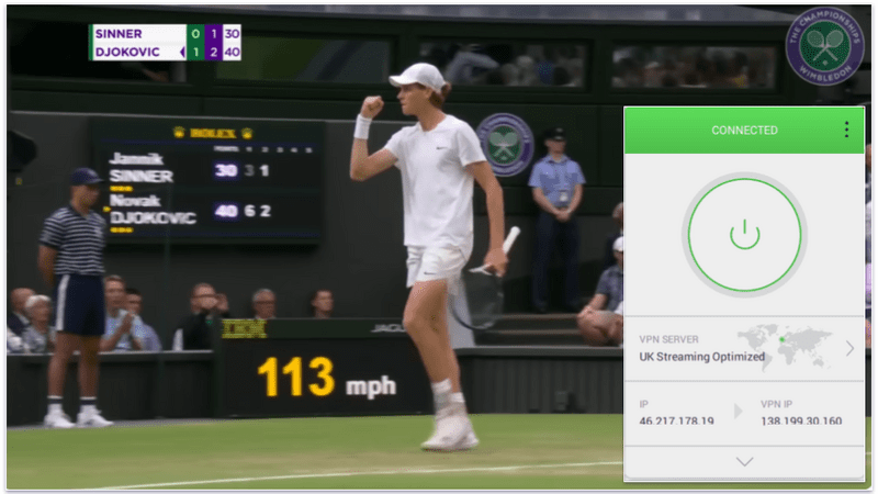 🥈2. Private Internet Access — Excellent VPN for Streaming Wimbledon on Mobile Devices