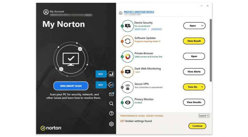 Norton 360 gebruiksgemak en installatie