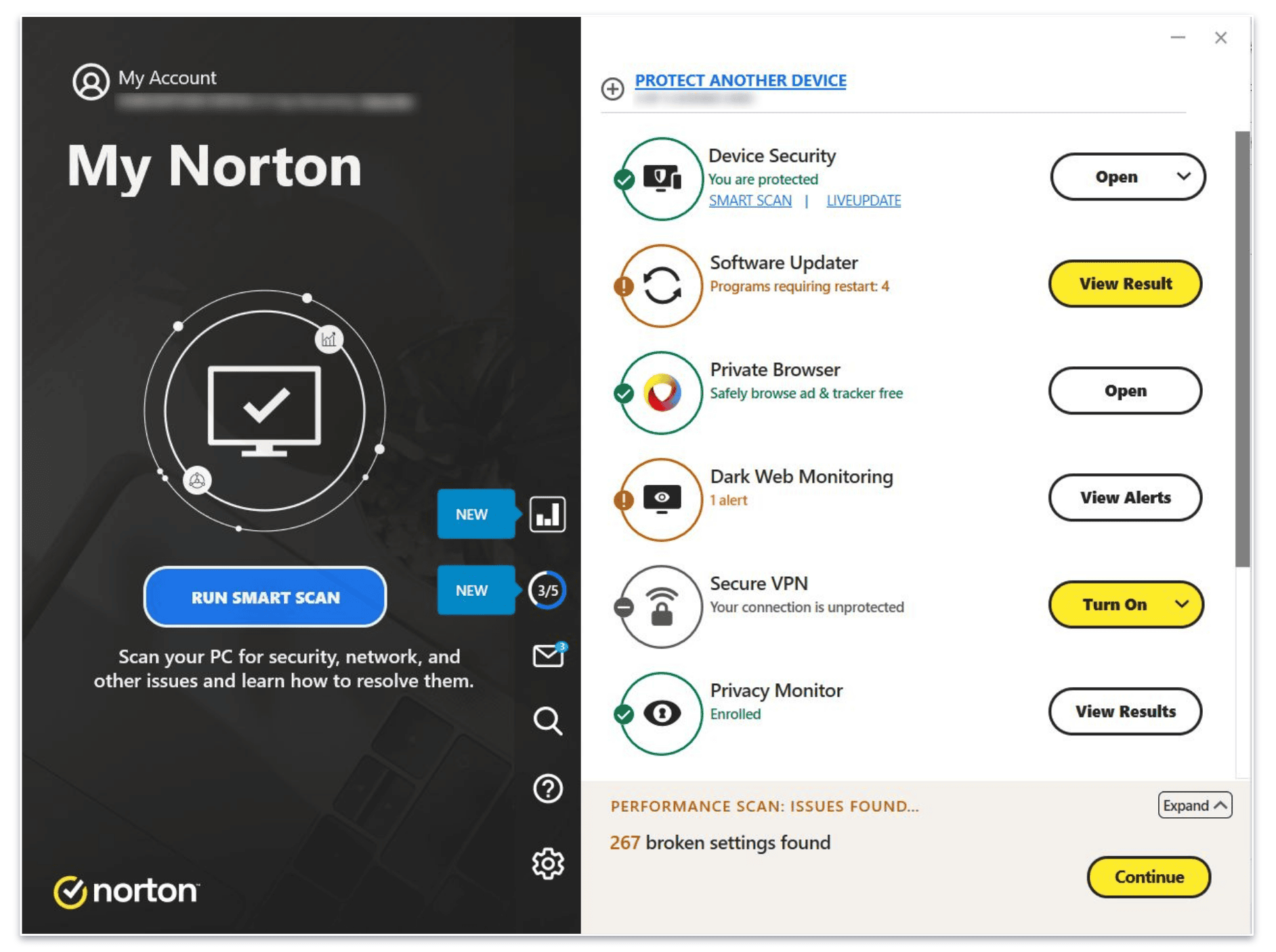 Jednostavnost korištenja i postavljanje Norton 360