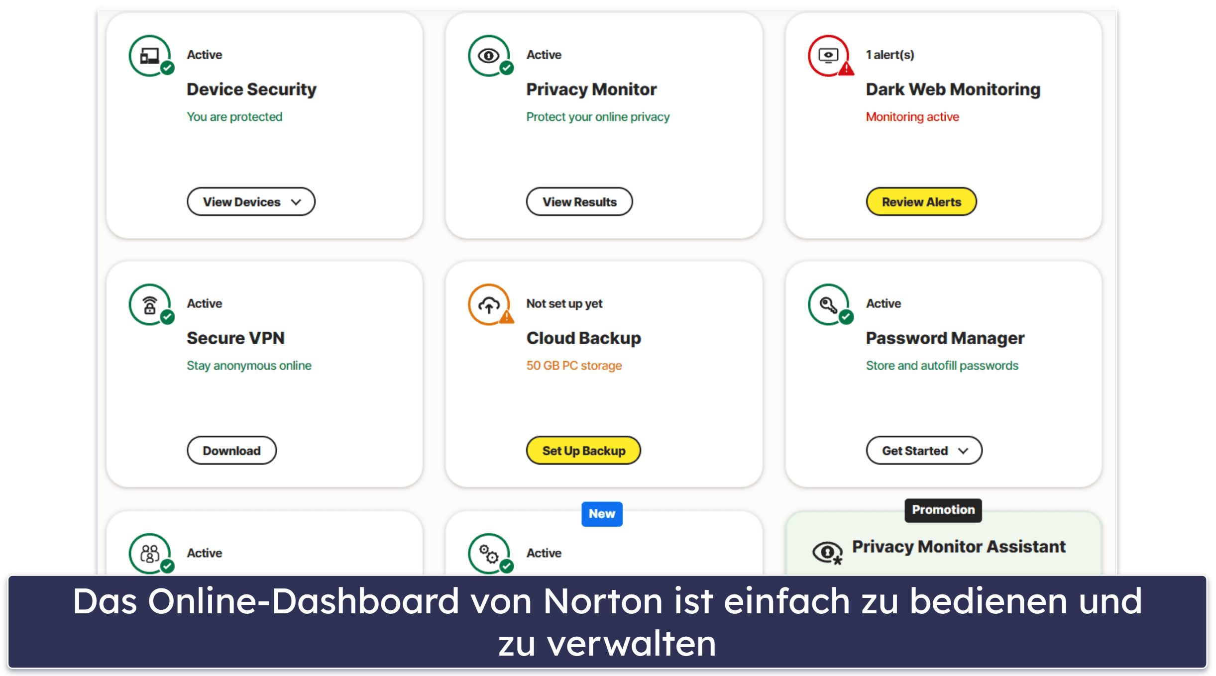 Norton 360 – Benutzerfreundlichkeit und Konfiguration
