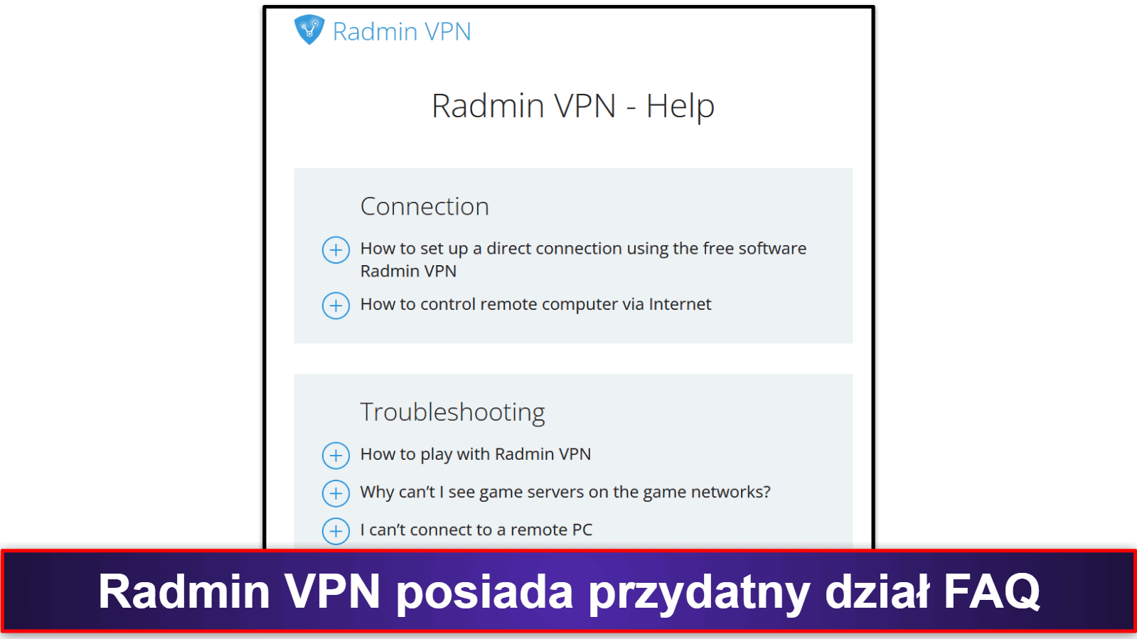 Obsługa klienta Radmin VPN – opinie