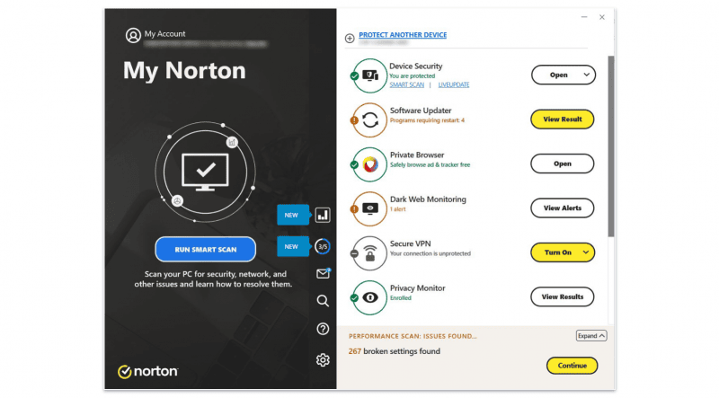การใช้งานและการตั้งค่า Norton 360 ที่ง่ายดาย