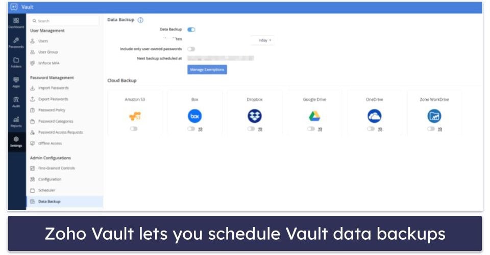 Zoho Vault Security Features
