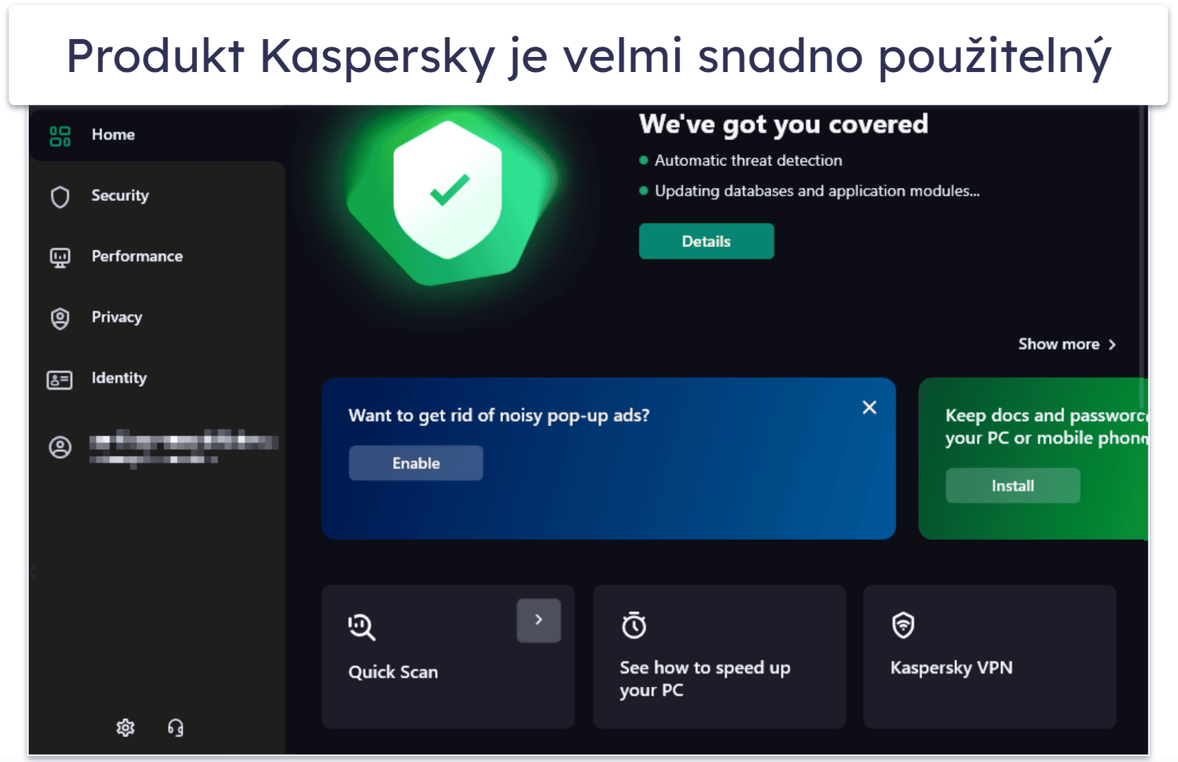 8. Kaspersky Premium – Nejjednodušší ovládání