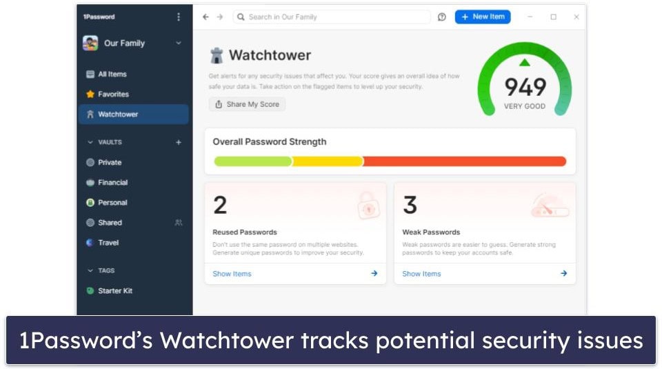 Advanced Features — 1Password Has More Advanced Features