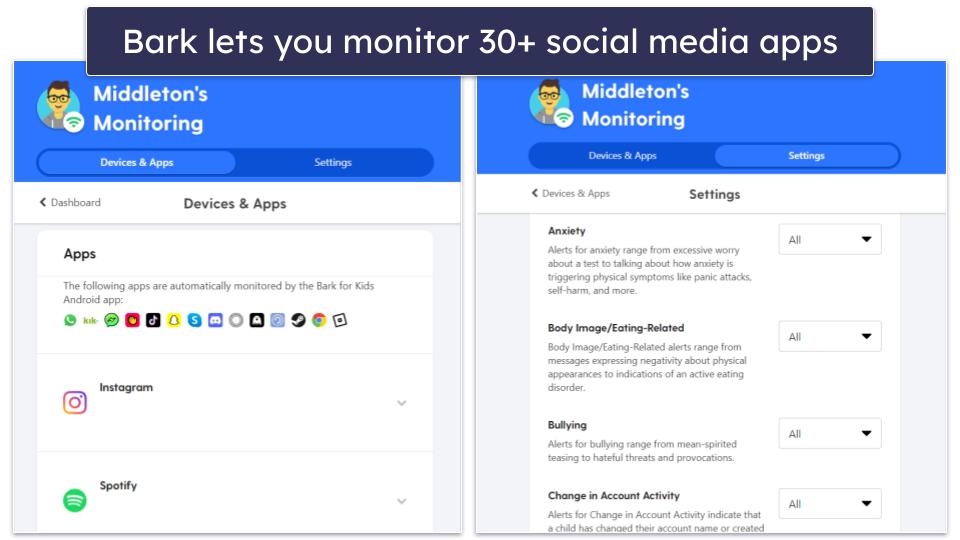🥉3. Bark — Trust-Based Social Media Monitoring