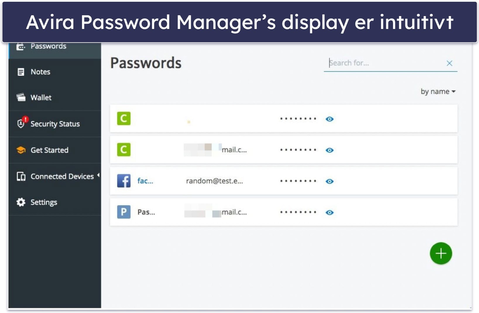 9. Avira Password Manager — Nem Opsætning &amp; Intuitive Funktioner