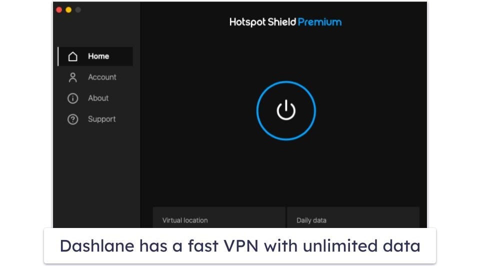 Advanced Features — Dashlane Has an Excellent VPN