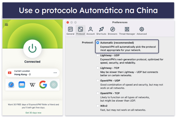 Como fazer o ExpressVPN funcionar consistentemente na China